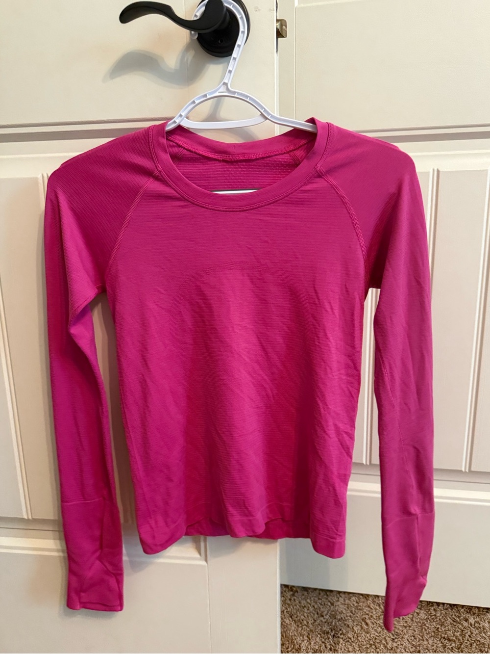 Lululemon Pink Swiftly Tech Long Sleeve Tee Race Length